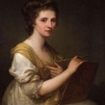 self-portrait of Angelica Kauffman