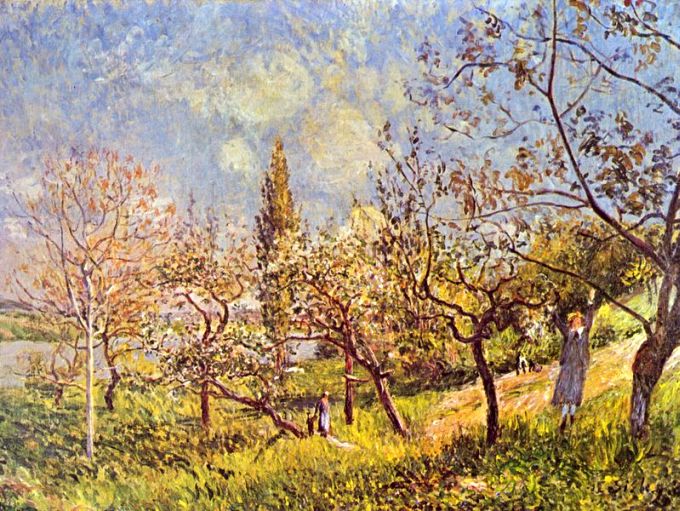landscape by Alfred Sisley