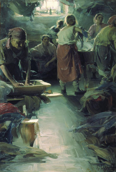 painting by Abram Arkhipov