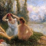 Bathers Seated on the Banks of a River Bathers Seated on the Banks of a River