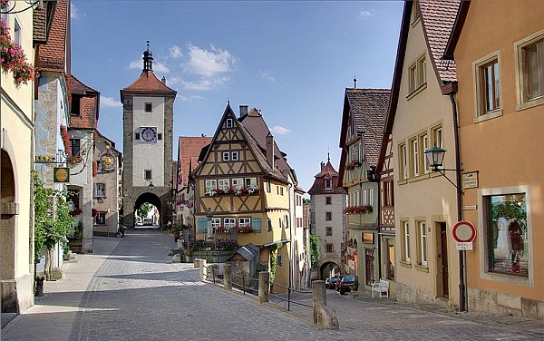 photograph of rothenburg, germany