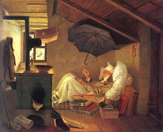 painting by the famous artist Carl Spitzweg