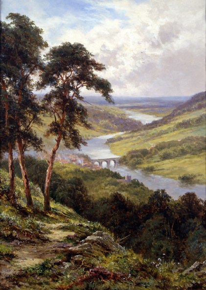 landscape painting by Henry H. Parker