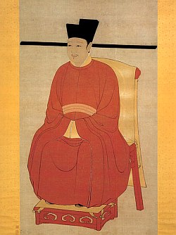 portrait of Zhao Ji, Emperor Huizong of the Song Dynasty of China