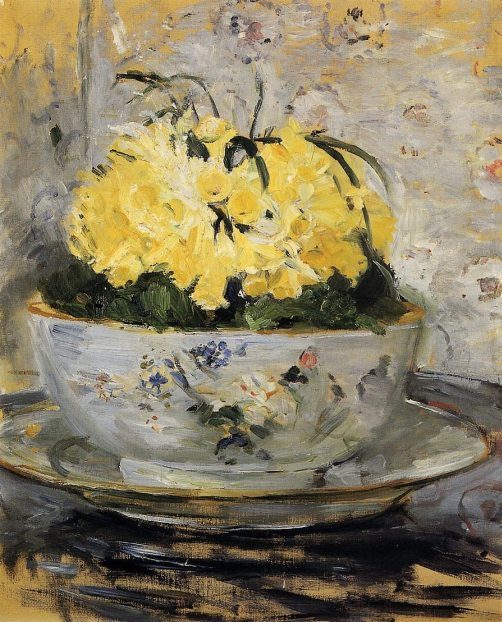 flower painting by Berthe Morisot