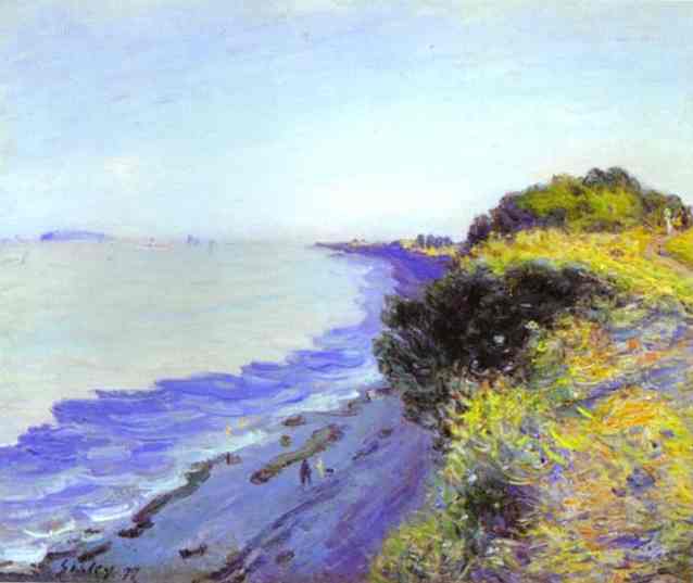 English landscape by Alfred Sisley