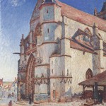 The Church at Moret at dawn