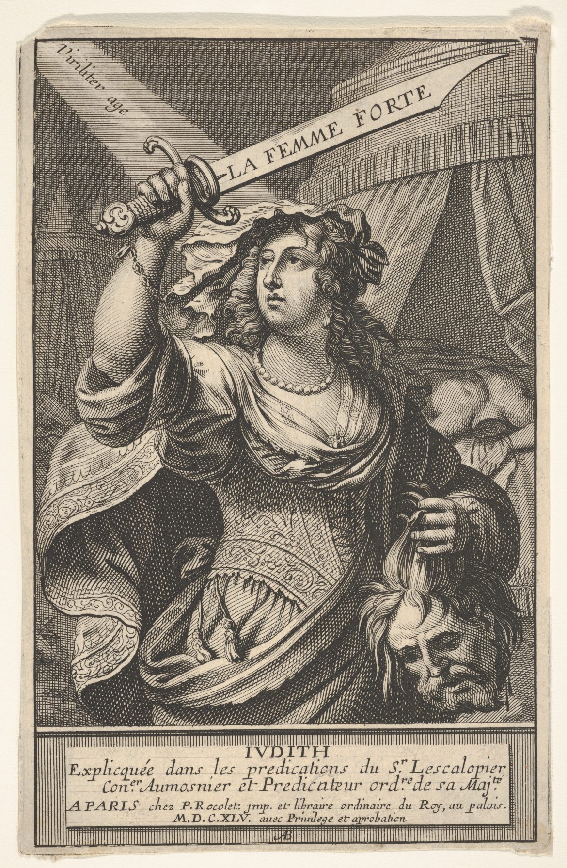 Judith and Holofernes by Abraham Bosse