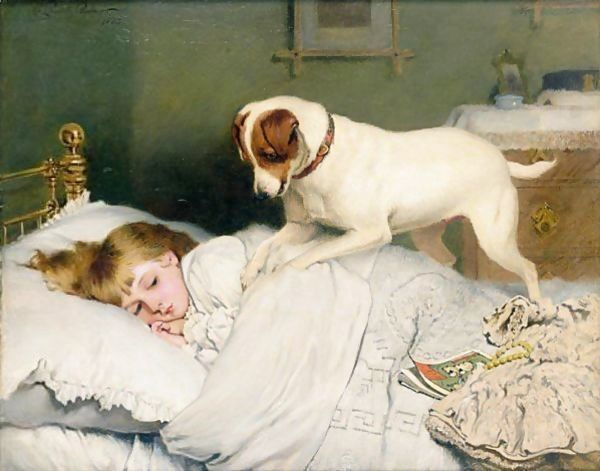 Time to Wake Up by Charles Burton Barber